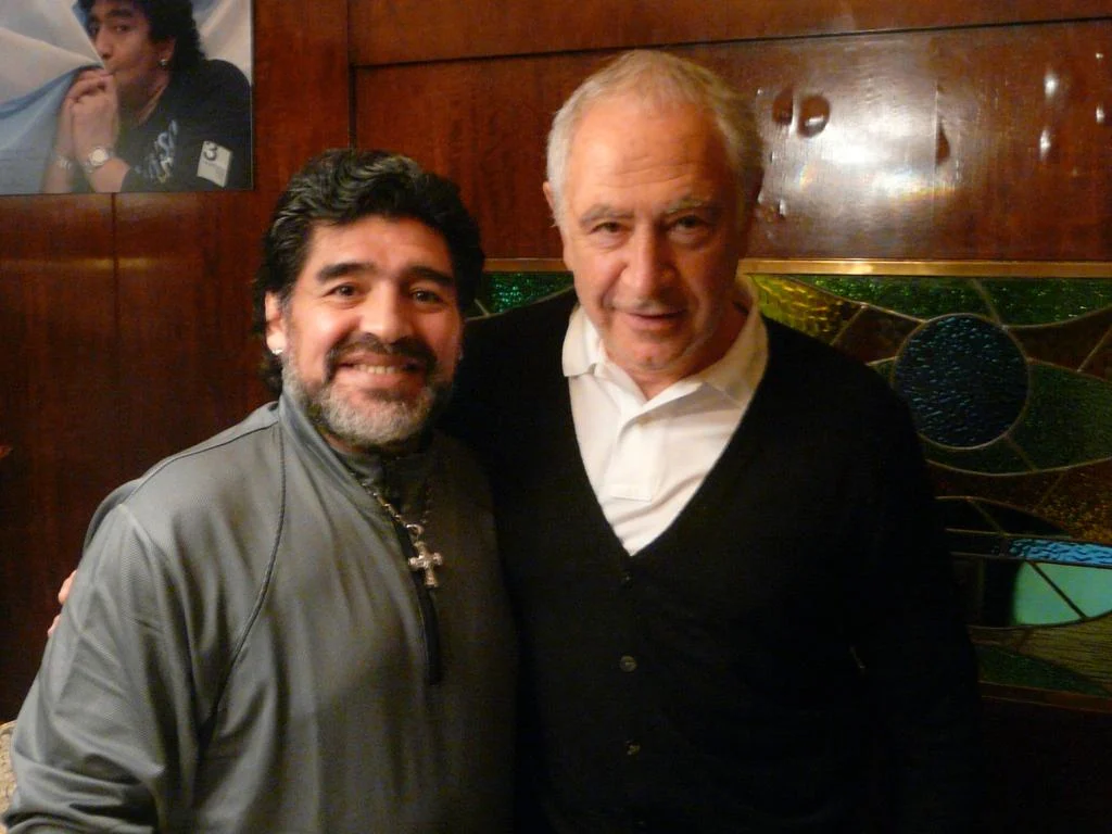 Diego Maradona and Edward Freedman